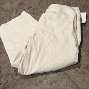 🌭Cream maternity Pants